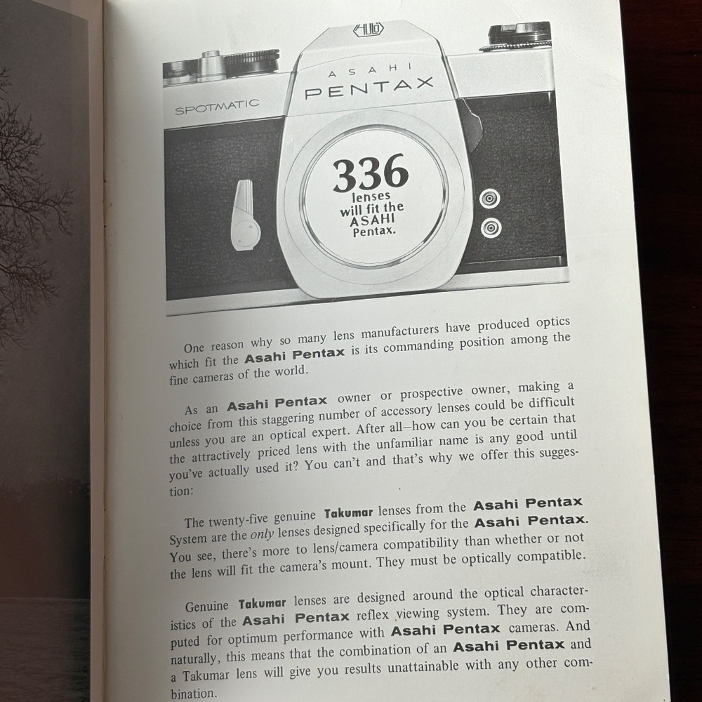 Vintage Asahi Pentax Takumar Lenses Booklet - Picture 4 of 8